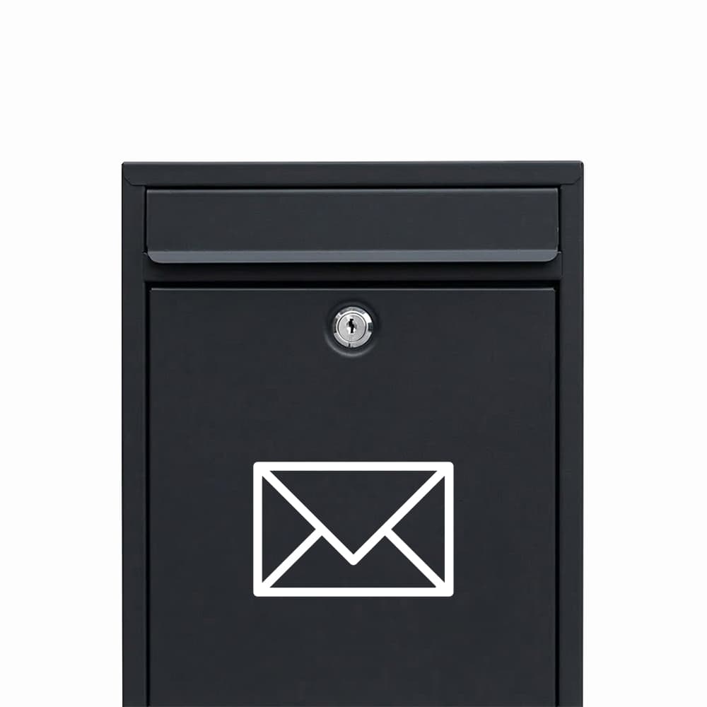 Brievenbus sticker - Envelop - vinyl sticker kopen bij De Stickerbaas