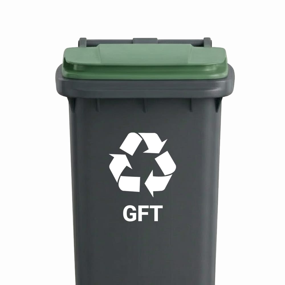GFT Afval - Container / Kliko sticker - vinyl sticker op maat kopen bij De Stickerbaas